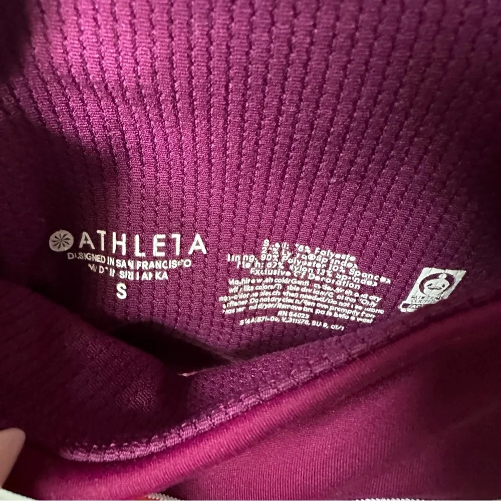 Athleta Contender Sprint‎ Sports Bra Plum Size Small - Picture 3 of 4